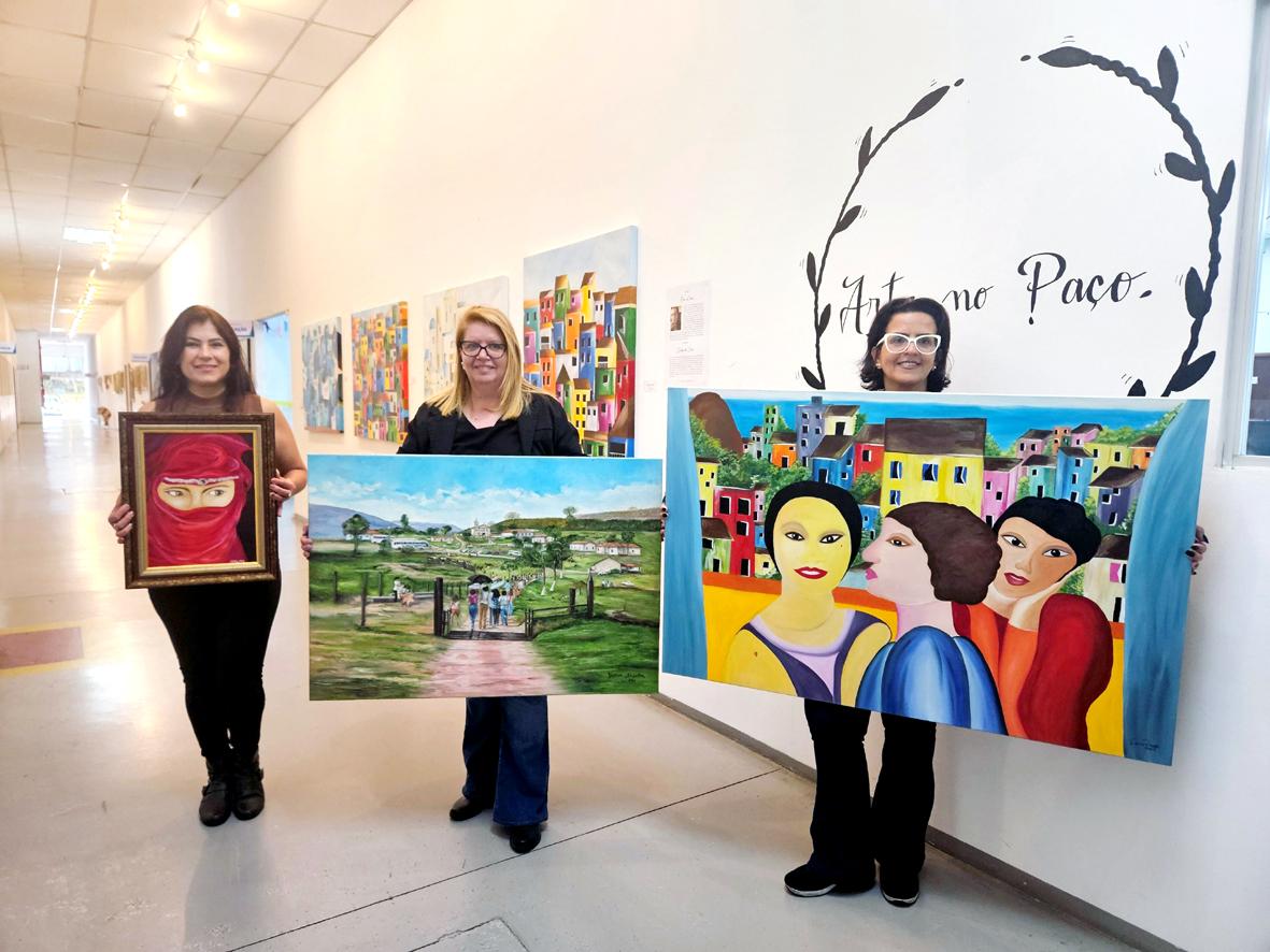 Novo Arte no Paço recebe obras de três mulheres neste julho