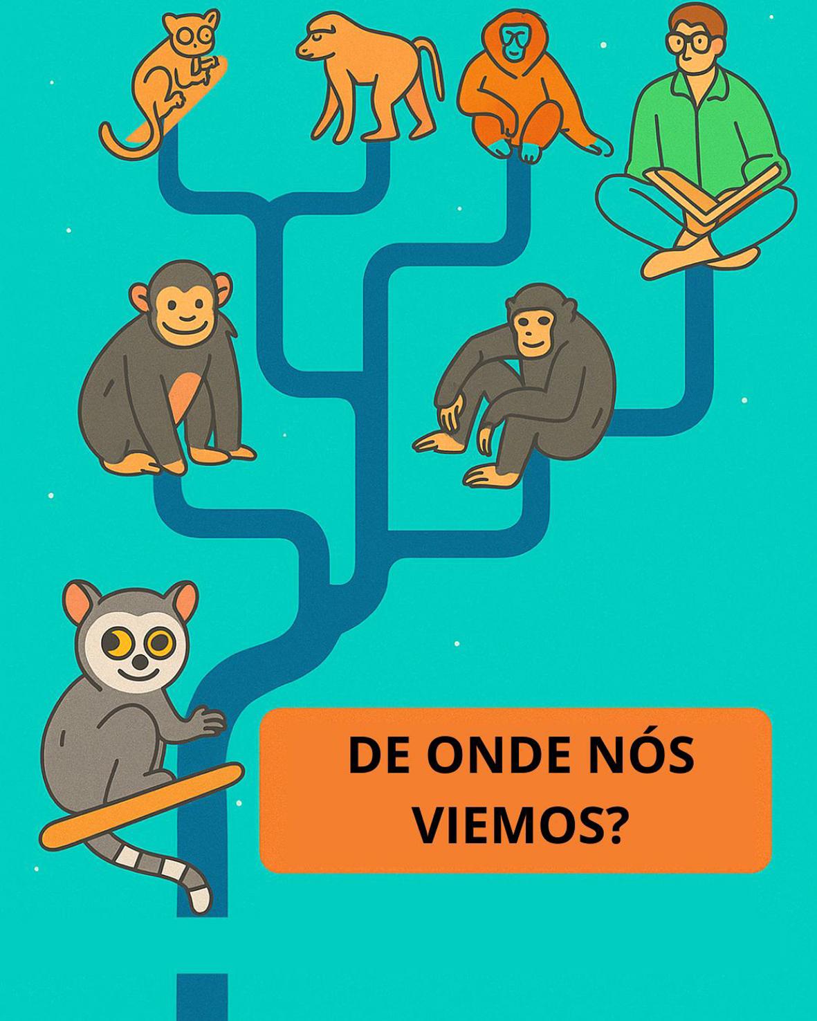 Será que é verdade que viemos dos macacos?