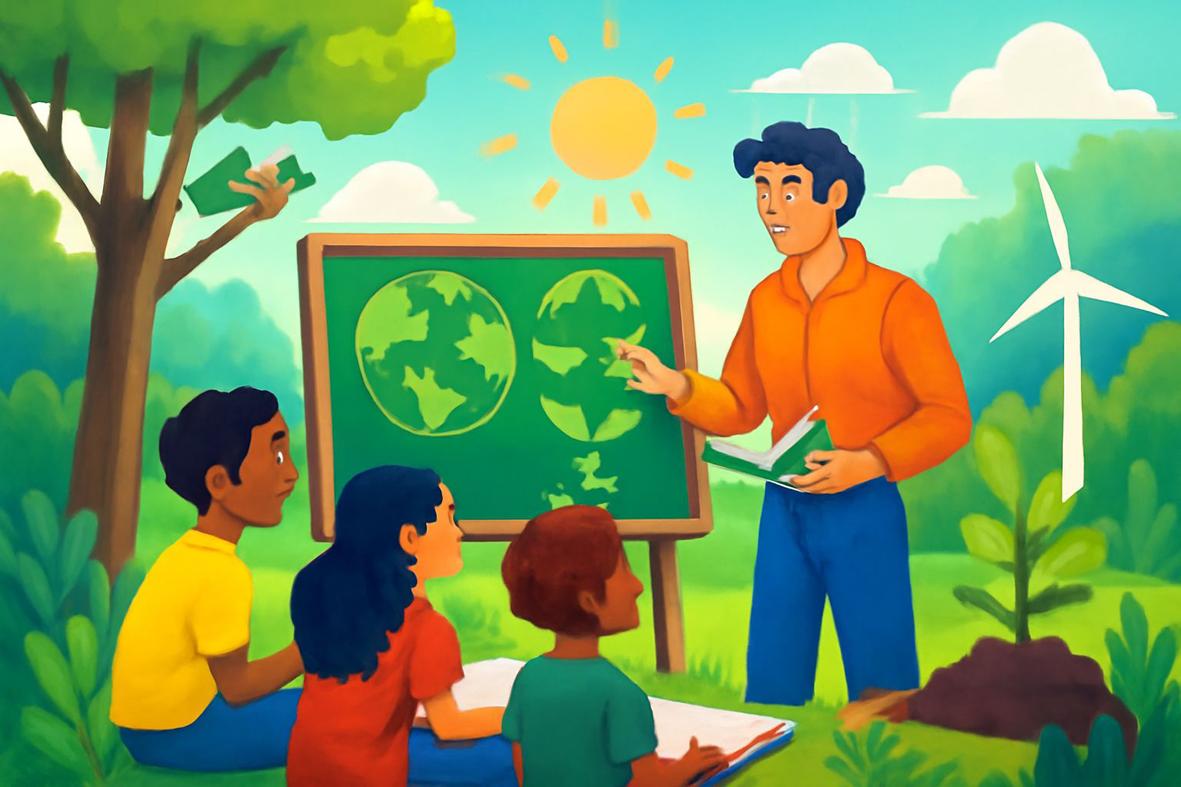 A ecologia nas escolas: os passos para transformar a educação numa fonte de mudança ambiental