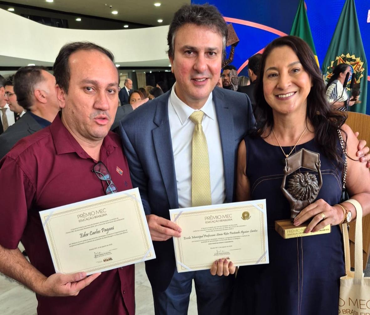 Escola municipal recebe prêmio MEC Educação Brasileira