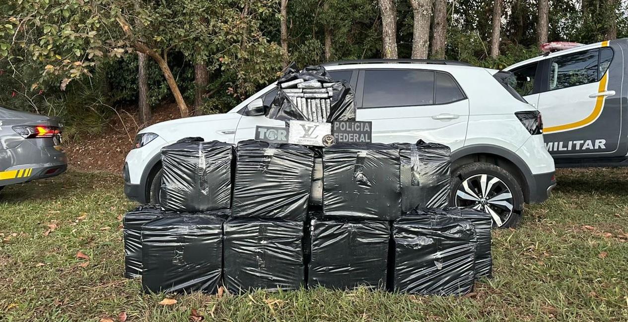 Forças de segurança de São Paulo apreendem 10 toneladas de drogas em uma semana