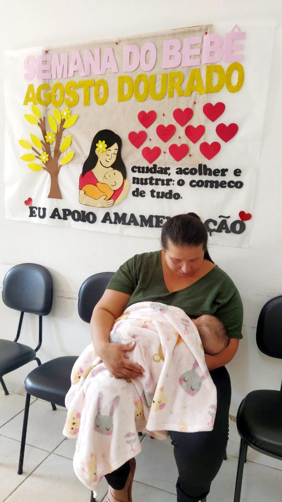 Morungaba realiza Semana do Bebê e do Aleitamento Materno com ações educativas e de incentivo à amamentação