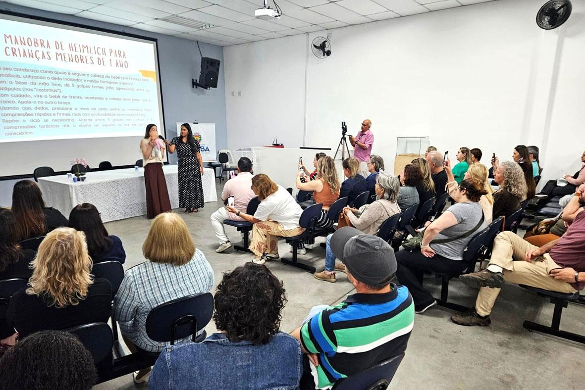 Palestra sobre asfixia por obstrução abre 5ª Semana de Prevenção de Acidentes com Crianças