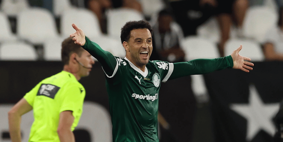 Palmeiras vence o Botafogo e dorme vice-líder; Santos é superado pelo Vasco