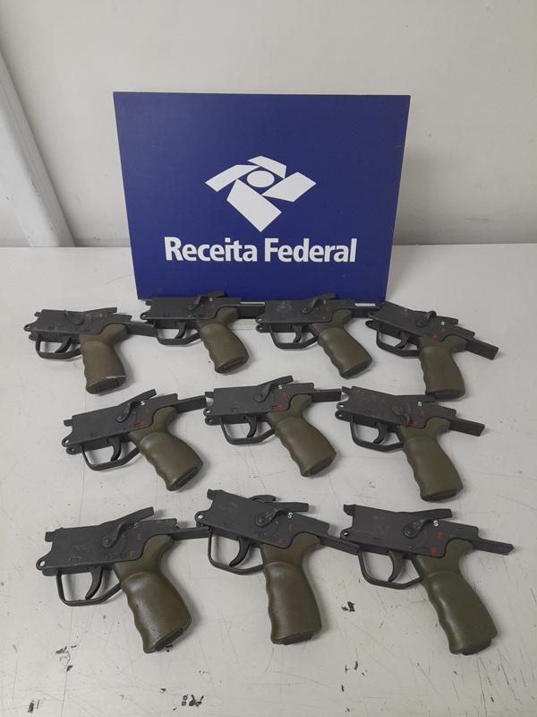 Receita Federal apreende peças de armamentos em Viracopos