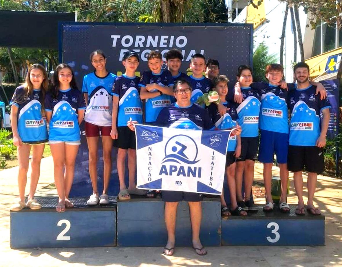 Apan Itatibense garante mais quatro medalhas em mais um Torneio Regional de Natação