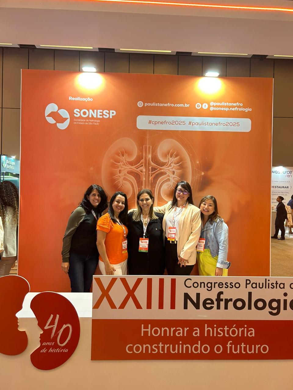Equipe da Hemodiálise da Santa Casa participa de congresso da SONESP