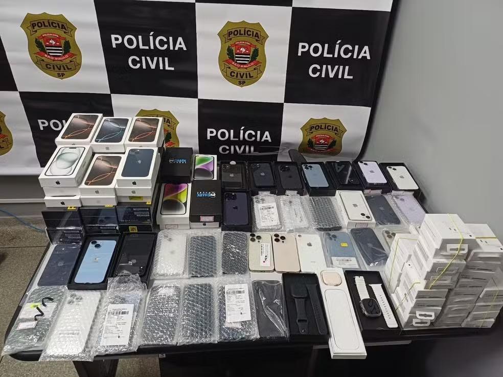Operação prende homem e apreende 69 celulares sem NF ou procedência em Campinas