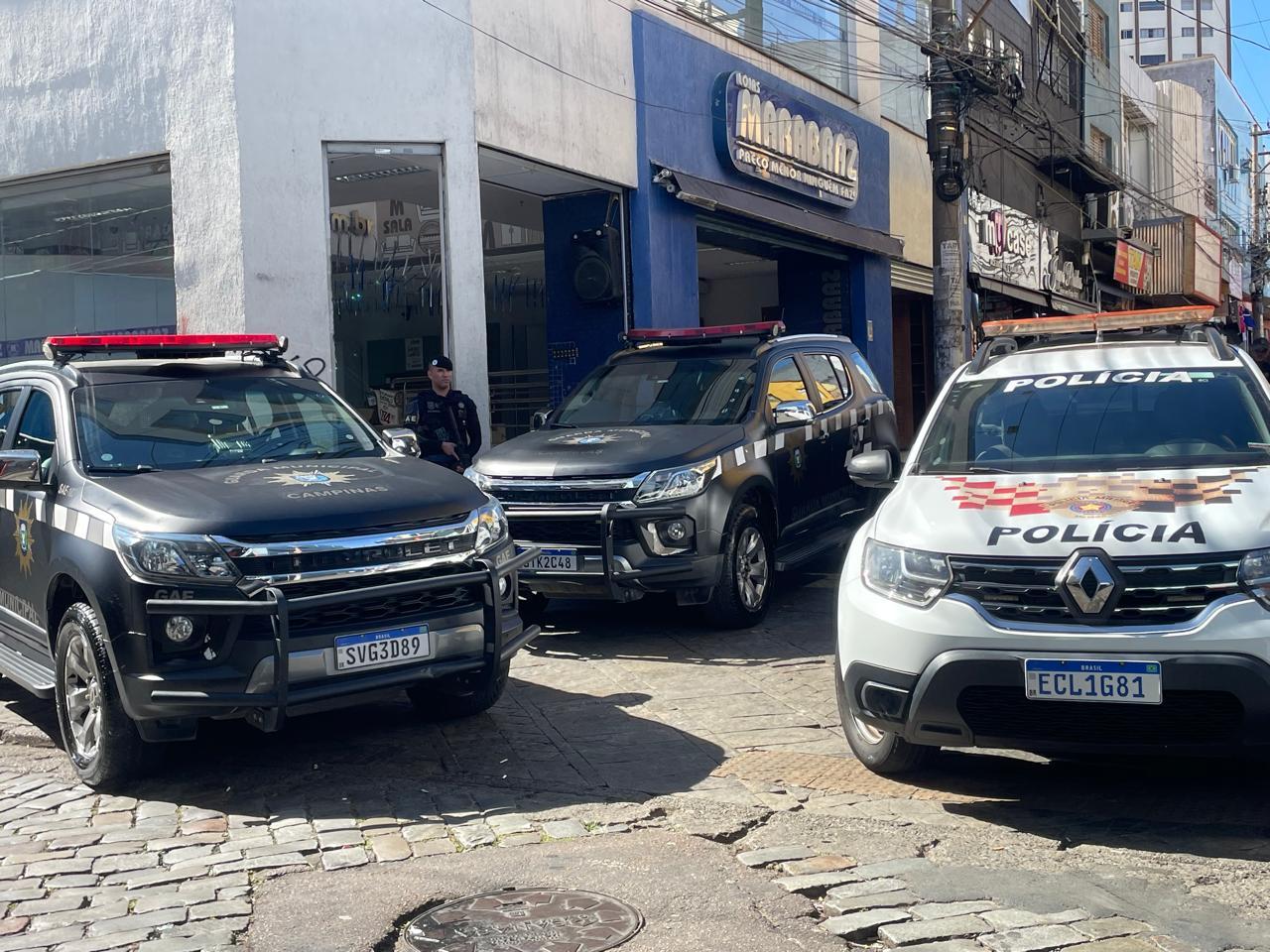 Polícia Militar e Guarda Municipal de Campinas realizam operação contra venda de celulares ilícitos