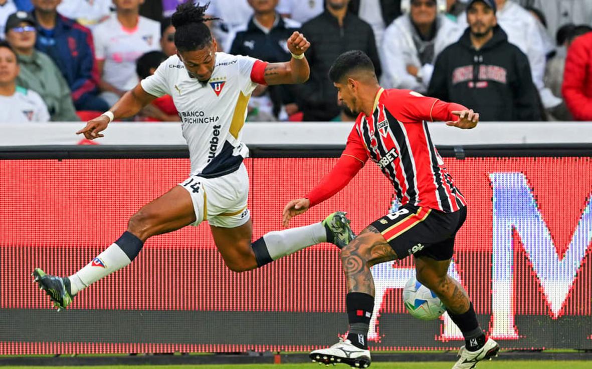 São Paulo joga bem, mas acaba sendo superado pela LDU em Quito