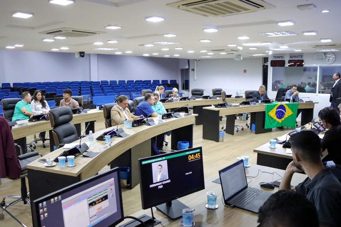 Seis projetos compõem pauta da 33ª Sessão Ordinária da Câmara
