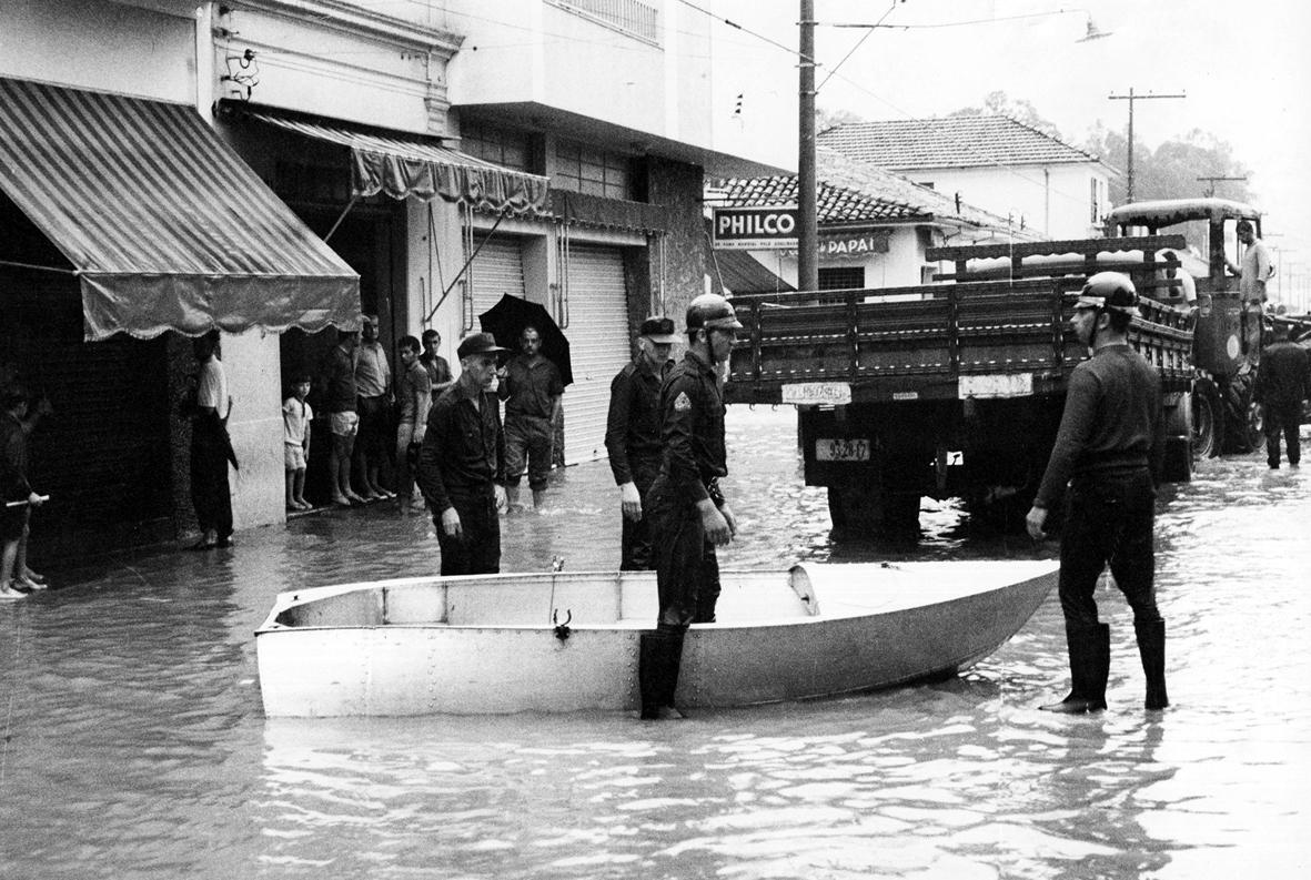 A grande enchente em fevereiro de 1970 A grande enchente em fevereiro de 1970