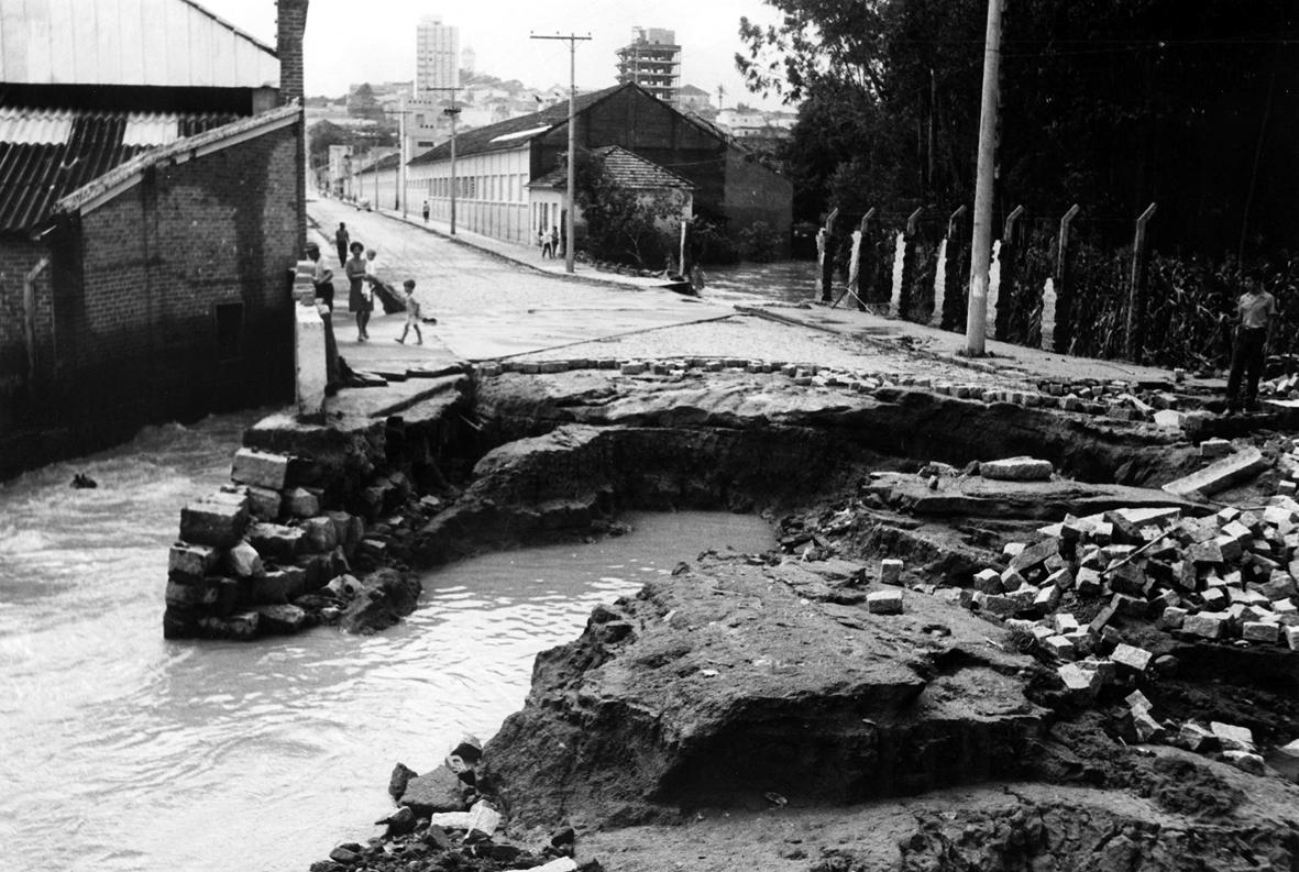 A grande enchente em fevereiro de 1970 A grande enchente em fevereiro de 1970