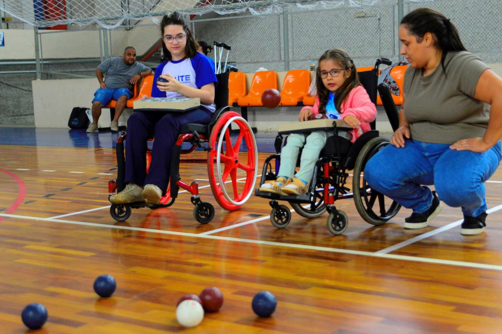 Bocha paralímpica é destaque em manhã dos Jogos Escolares 2025
