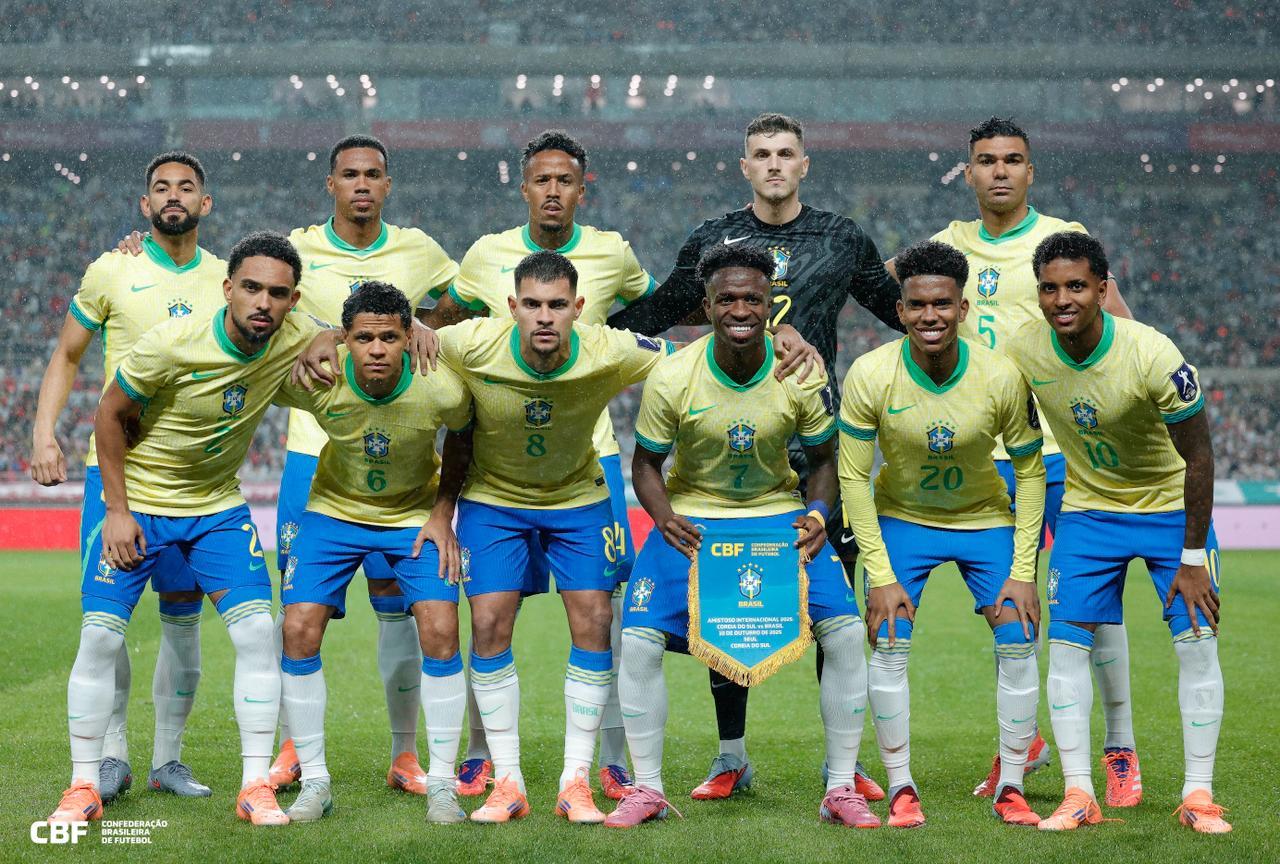 Brasil mostra evolução sob comando de Ancelotti e goleia Coreia do Sul