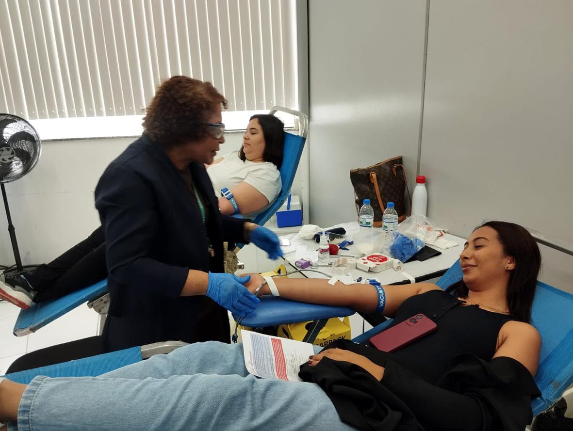 Doação de Sangue: 105 bolsas válidas arrecadadas na campanha rotariana