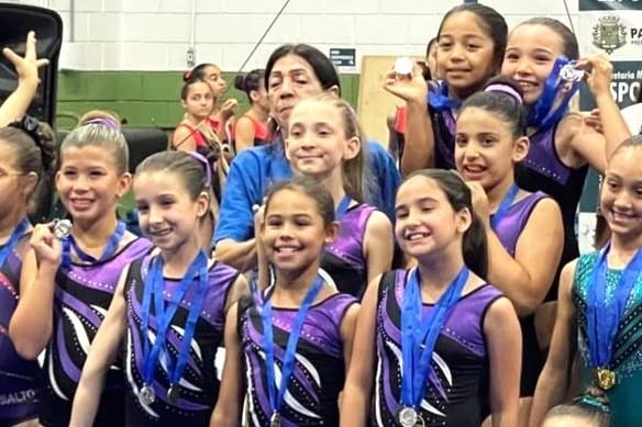 Ginástica Artística de Itatiba é prata em Paulínia com equipes Pré-Infantil e Infantil