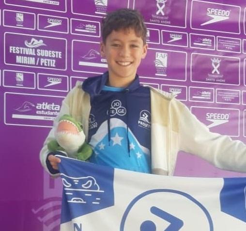 Ian Covre e Felipe Flaibam são destaques da Apan no Festival CBDA de Natação