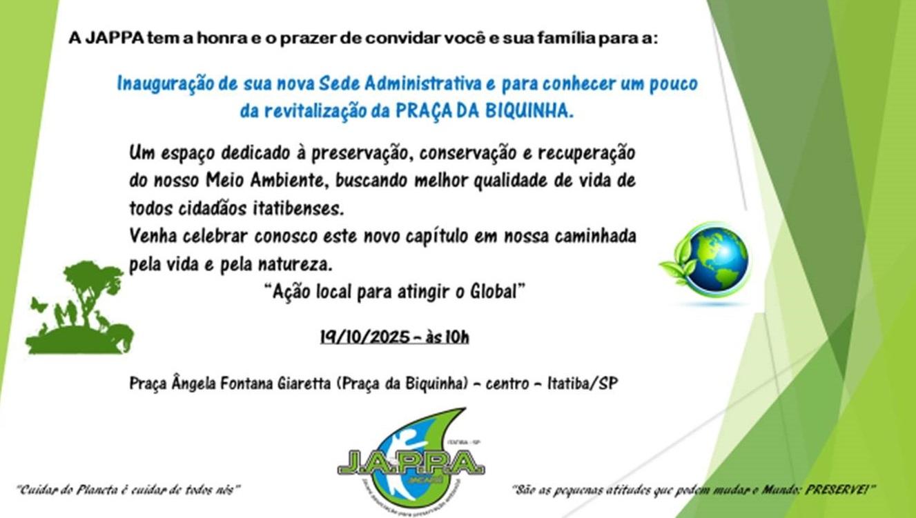 JAPPA inaugura nova sede e celebra revitalização da Praça da Biquinha