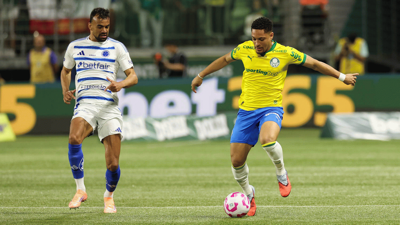 Palmeiras luta, mas empata; Santos e Red Bull Bragantino tropeçam na rodada