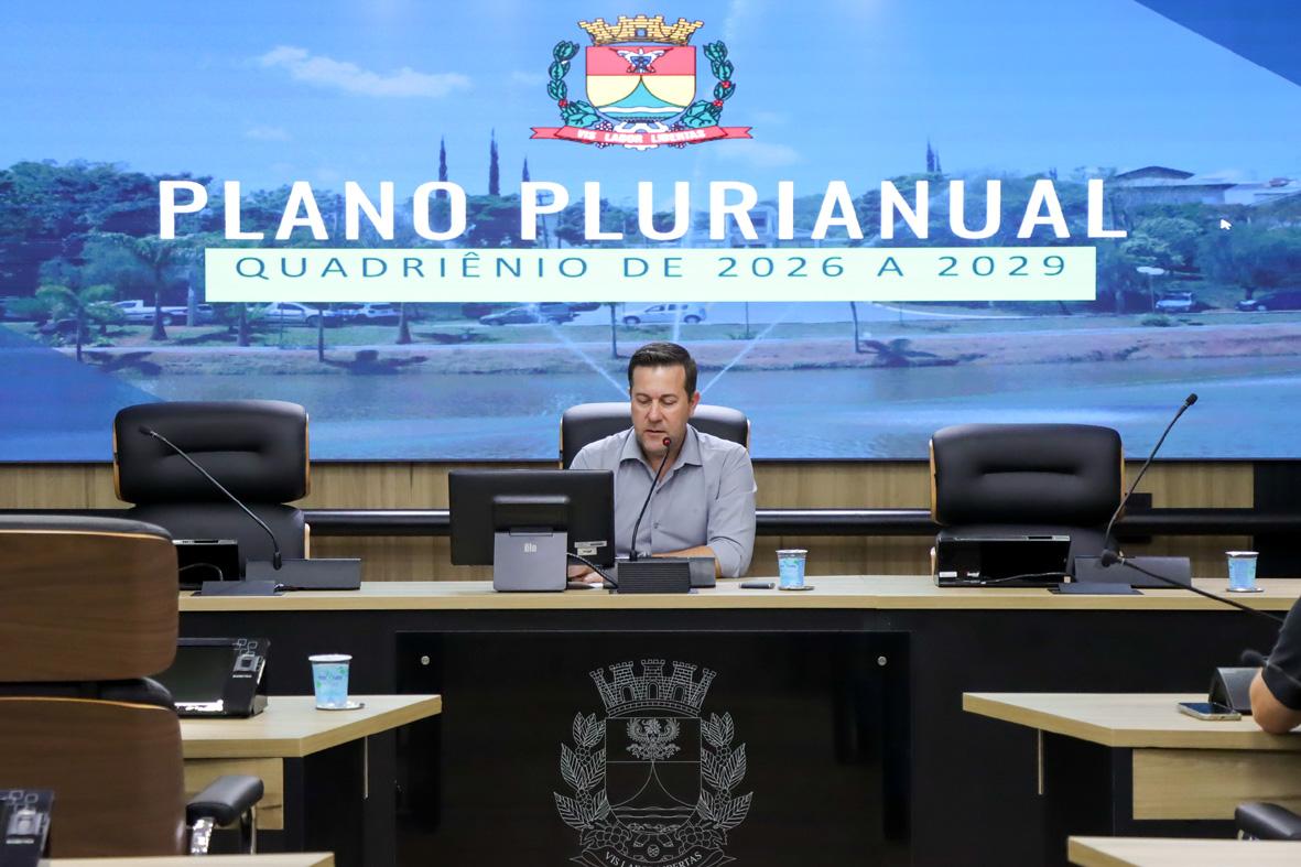 Plano Plurianual do Município é apresentado em audiência na Câmara