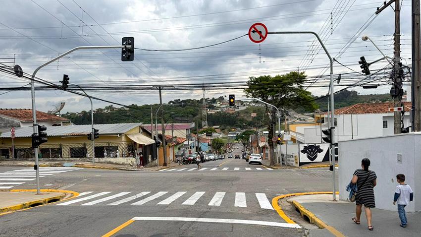 Primeiros semáforos de Jarinu entram em operação