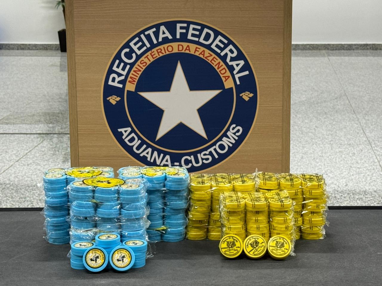 Receita Federal apreende 270 quilos de tabaco venezuelano no Aeroporto de Viracopos