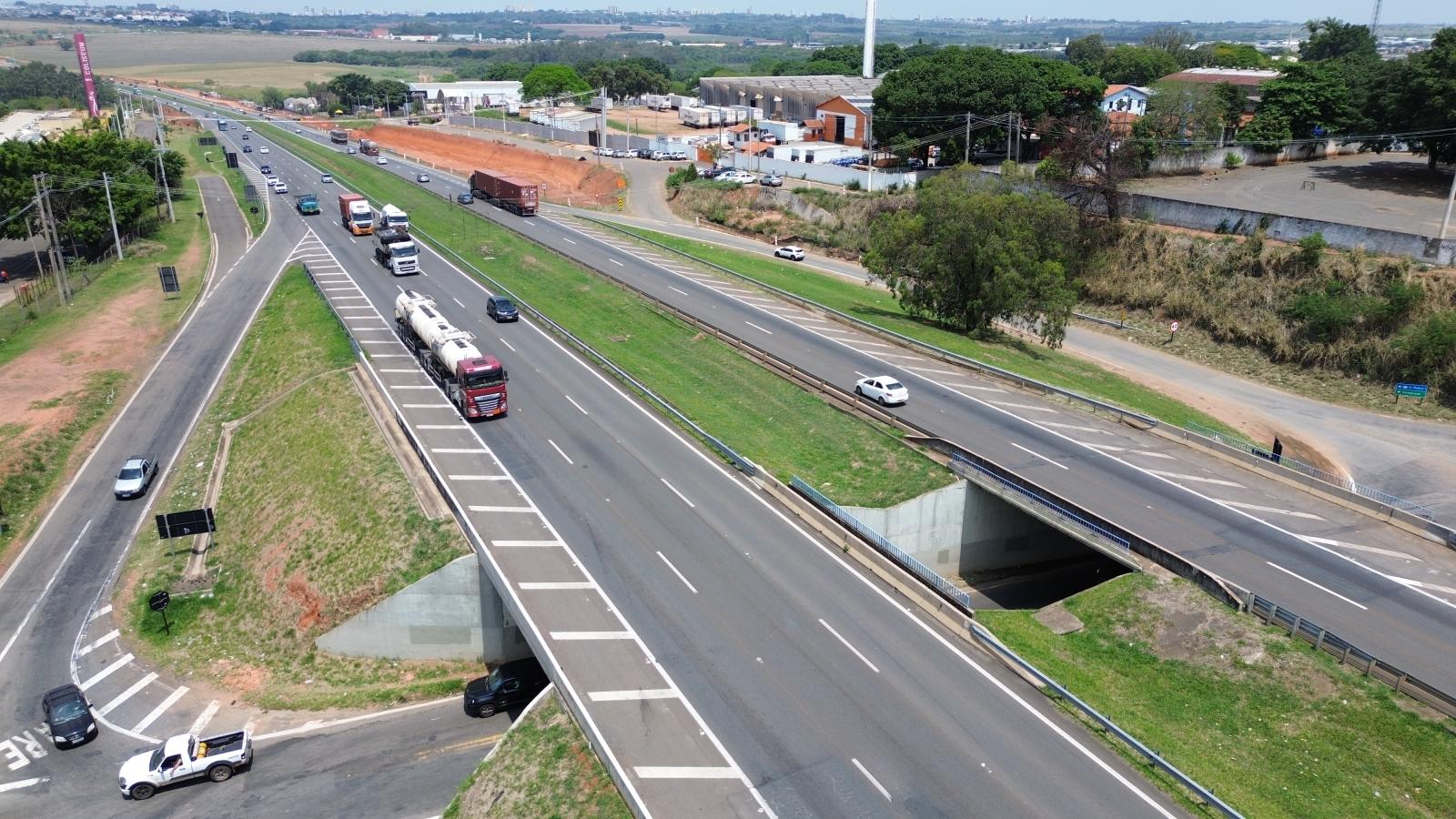 Rota das Bandeiras fará interdição no Trevo do Real Parque, em Campinas, a partir desta quarta-feira