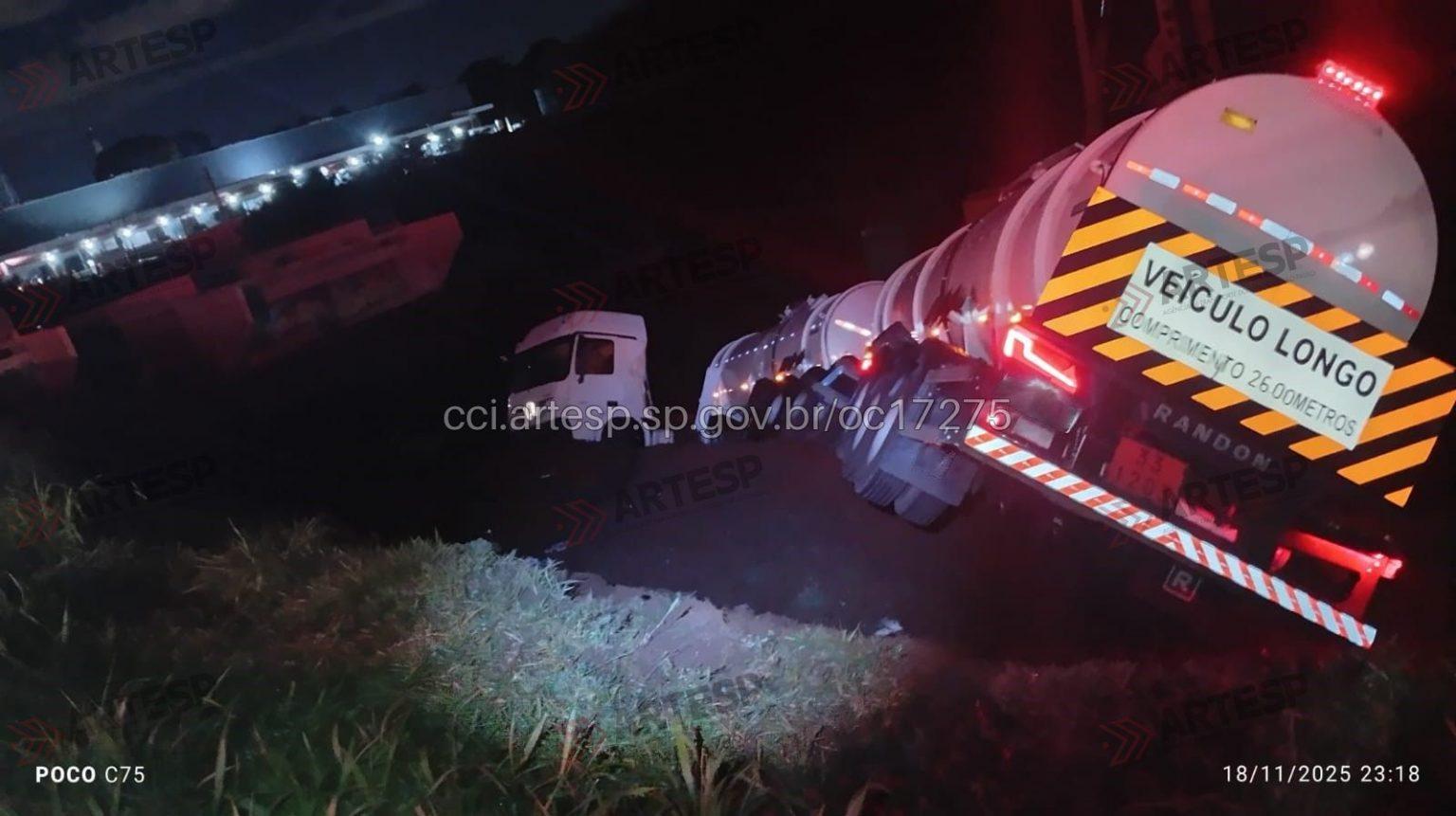 Acidente mata duas pessoas na Rodovia Professor Zeferino Vaz, em Campinas