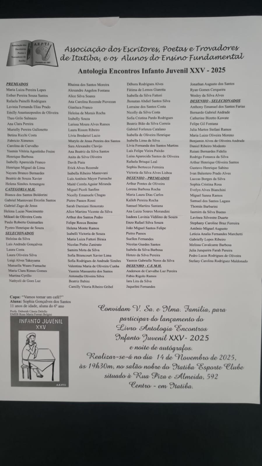 Antologia Infantojuvenil chega à 25ª edição celebrando novos talentos literários