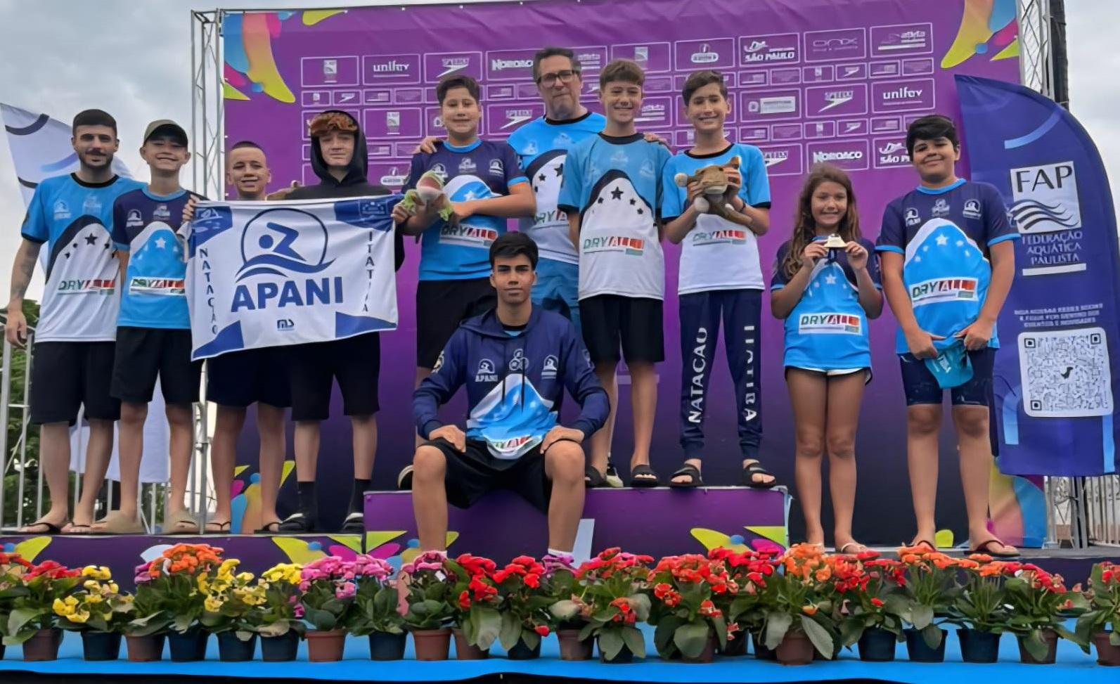 Apan Itatibense consegue grandes resultados no VII Super Copa SP de Natação