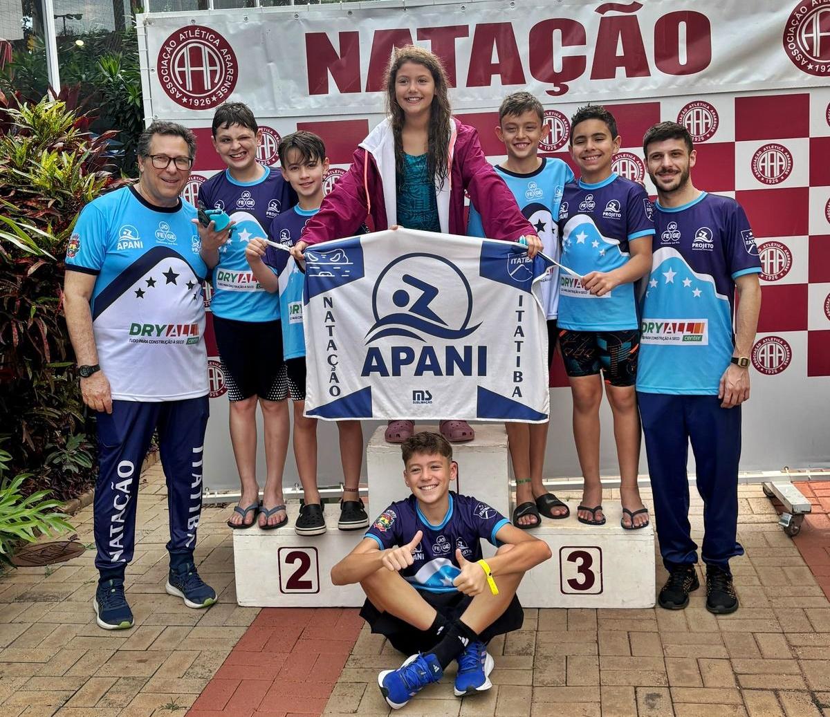 Apan itatibense participa da 2ª etapa do Circuito de Natação em Araras