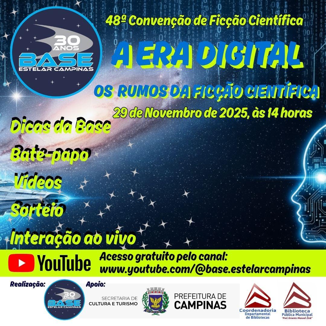 Base Estelar Campinas realiza convenção anual de ficção científica em formato on-line