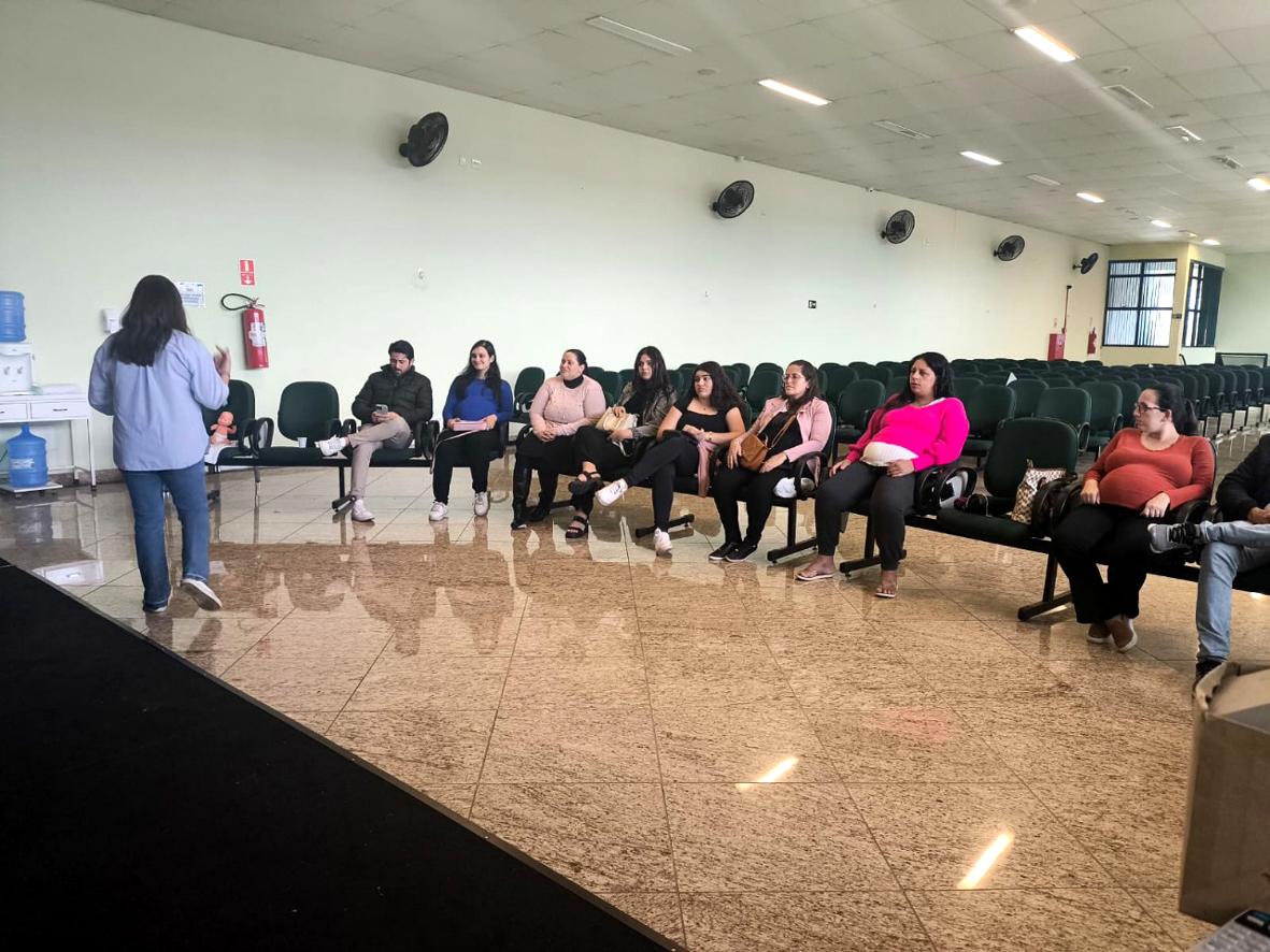 Bebê à Bordo reúne novas gestantes e pais em mais um encontro na Santa Casa