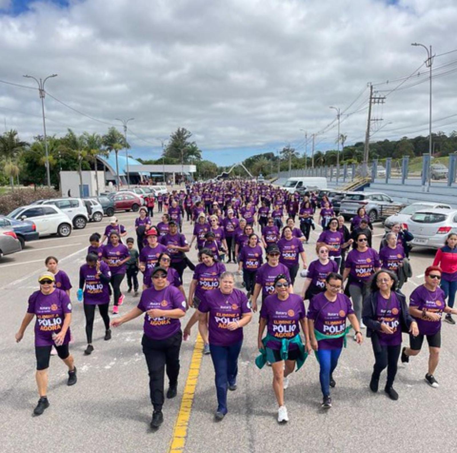 Caminhada mobiliza Itatiba na luta pela erradicação da poliomielite
