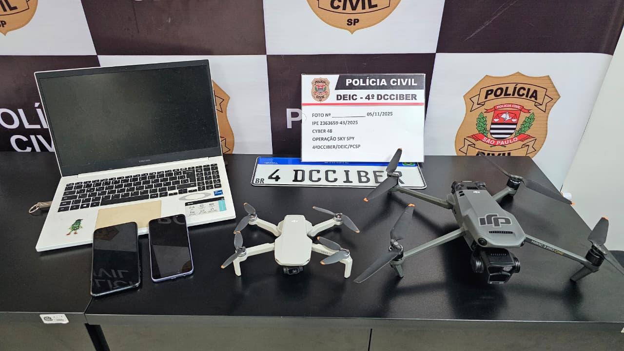 Homem que monitorava mais de 20 presídios com drones é preso em Guarulhos