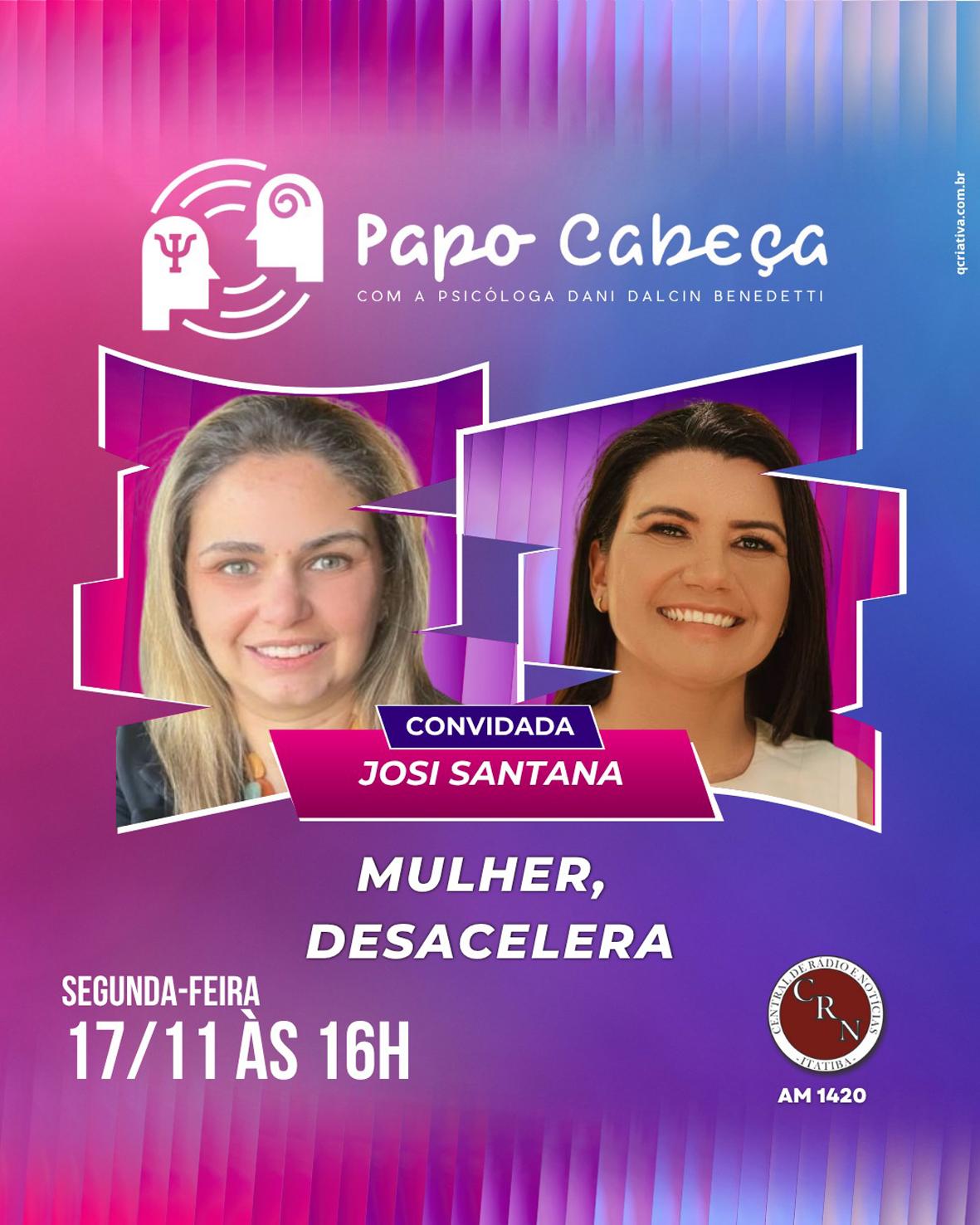 Mulher, desacelera: Rádio CRN promove bate-papo sobre saúde emocional feminina nesta segunda (17), às 16h