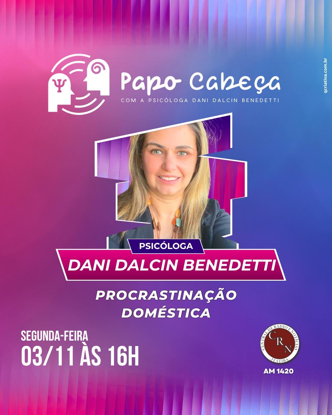 Papo Cabeça fala sobre “Procrastinação Doméstica” na Rádio CRN