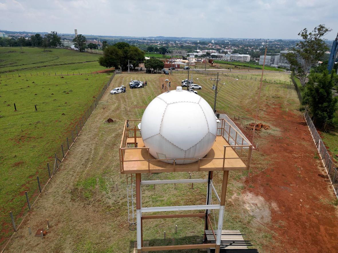 Radar Meteorológico da RMC entra em operação na Unicamp Radar Meteorológico da RMC entra em operação na Unicamp