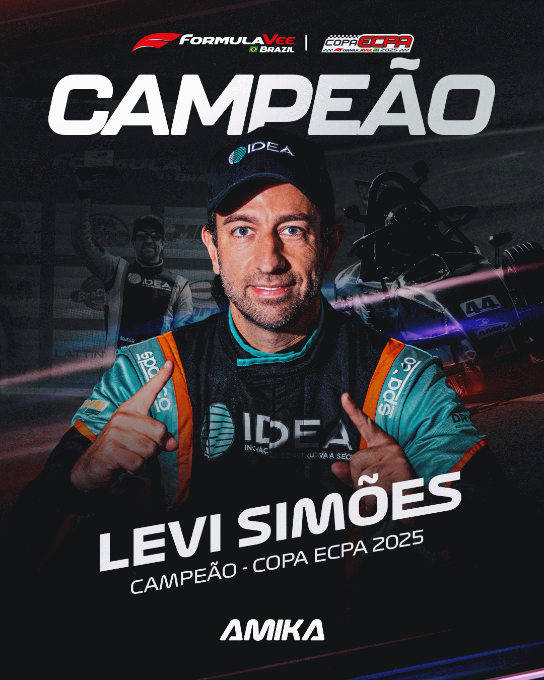 Levi Simões, de Itatiba, é campeão da Copa Fórmula Vee-ECPA 2025 e amplia legado histórico na categoria Levi Simões, de Itatiba, é campeão da Copa Fórmula Vee-ECPA 2025 e amplia legado histórico na categoria