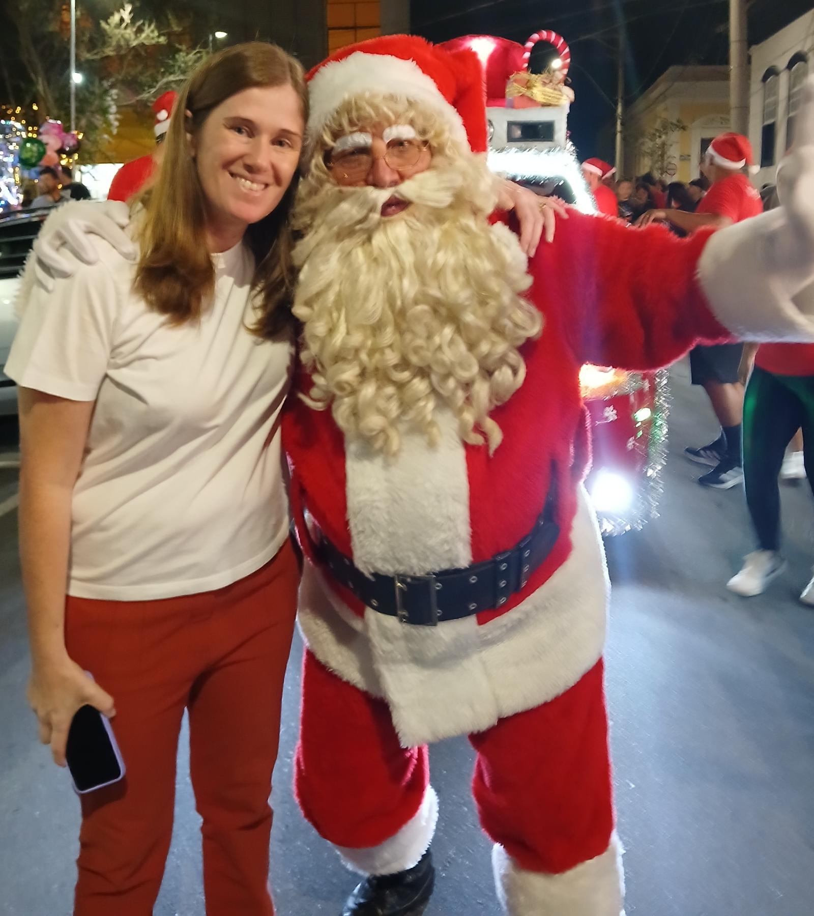 Descida do Papai Noel na Glicério