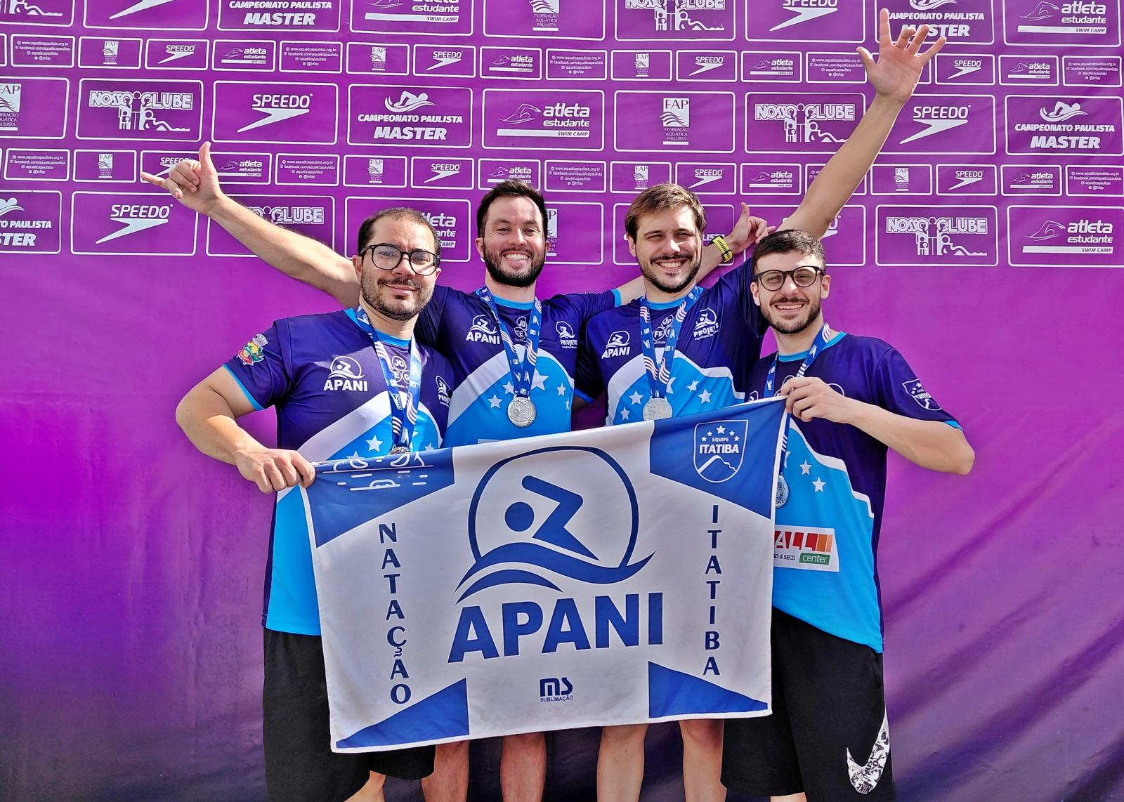 Apan Itatibense garante medalha de prata no Paulista Máster de Natação