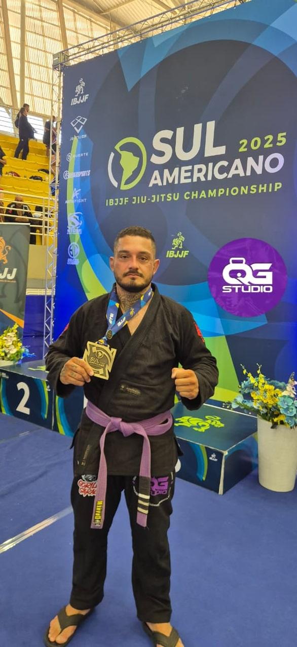 Competidor itatibense conquista 3º lugar no Sul-Americano de Jiu-Jitsu 2025