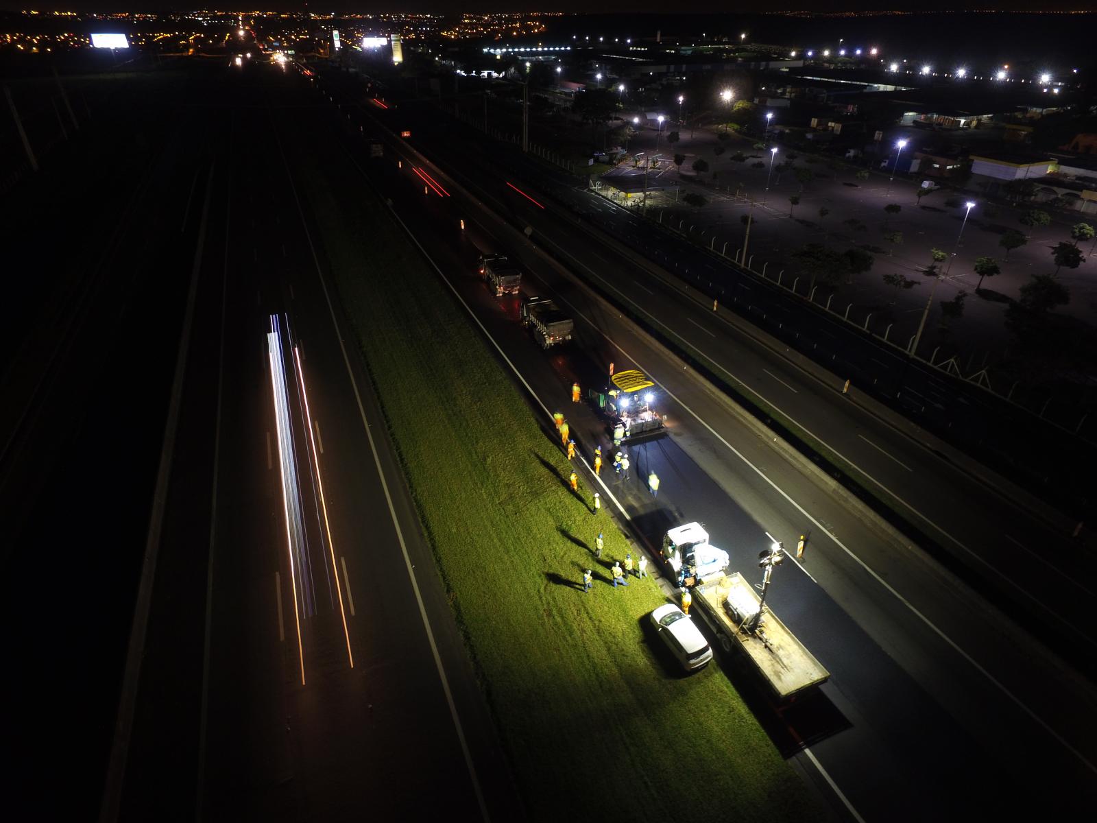 Rota das Bandeiras utilizará técnica de reciclagem para novo ciclo de recuperação noturna do pavimento