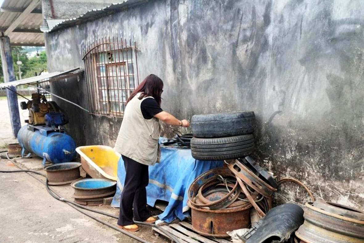 Itatiba inicia 2026 intensificando busca por larvas no combate à dengue