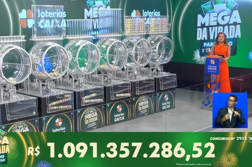 Mega da Virada: dezenas sorteadas são 09 - 13 - 21 - 32 - 33 - 59