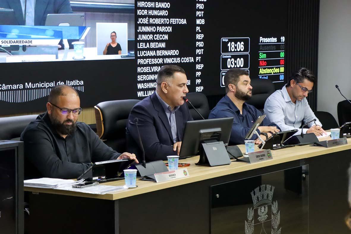 Câmara avalia quatro projetos na 47ª Sessão Ordinária