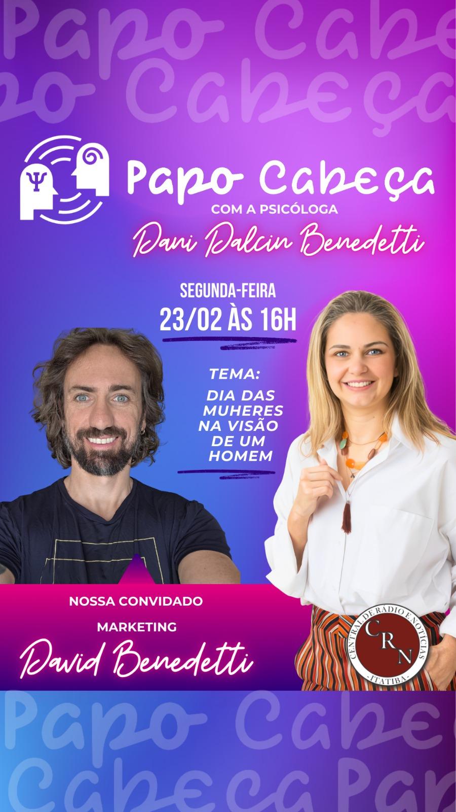 Especial Dia da Mulher traz olhar masculino sobre respeito e parceria no Papo Cabeça