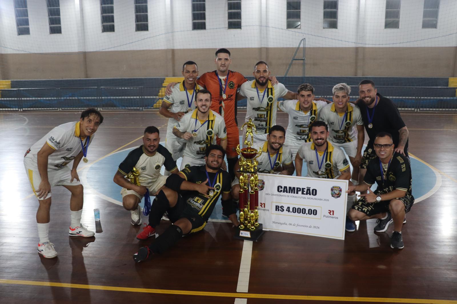 Nosso Teto é campeão do Futsal de Férias em Morungaba