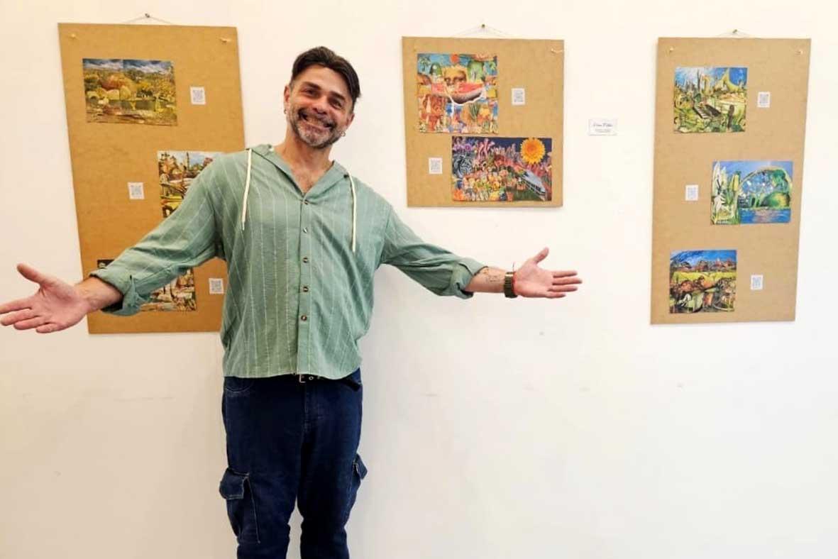 Arte no Paço recebe exposição inédita de Leandro Fernandes com mais de 40 obras em papel picado
